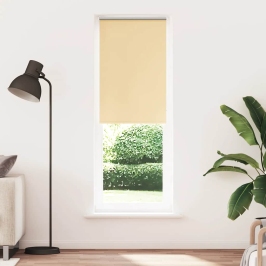 Rullo Žalūzija Bēša 80X210 Cm Auduma Platums 75,7Cm Poliesters Vidaxl