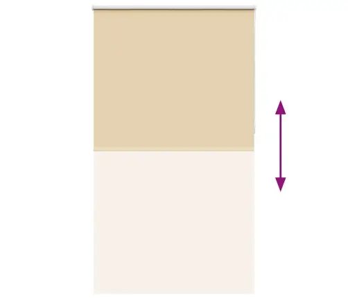 Pimendav Ruloo Beež 120X230 Cm Kanga Laius 116,6 Cm Polüester