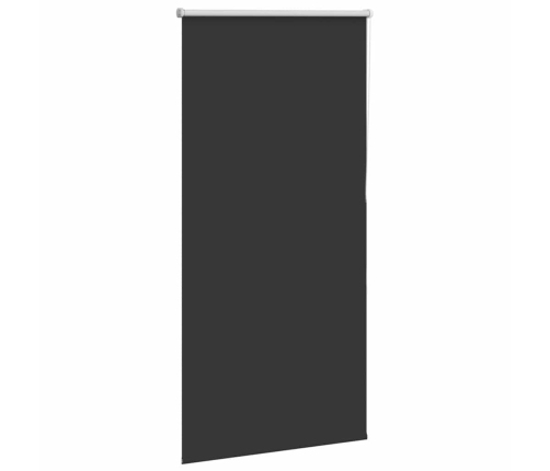 Rullo Žalūzija Melna 80X130 Cm Auduma Platums 75,7Cm Poliesters Vidaxl