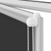Rullo Žalūzija Melna 80X130 Cm Auduma Platums 75,7Cm Poliesters Vidaxl
