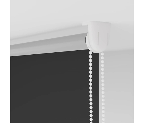 Rullo Žalūzija Melna 80X130 Cm Auduma Platums 75,7Cm Poliesters Vidaxl