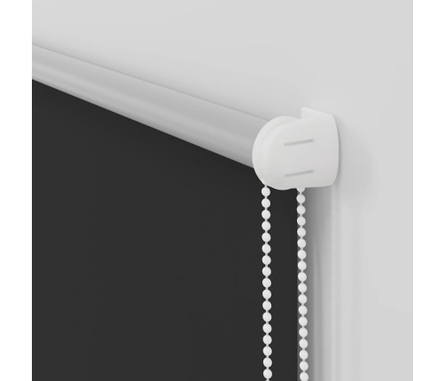 Rullo Žalūzija Melna 80X130 Cm Auduma Platums 75,7Cm Poliesters Vidaxl