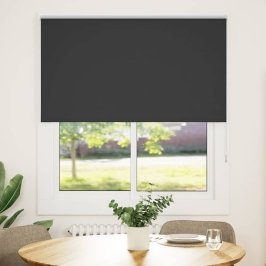 Roletas Juodas 120X130 Cm Audinio Plotis 116,6 Cm Poliesteris