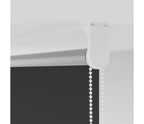 Rullo Žalūzija Melna 125X130 Cm Auduma Platums 121,6 Cm Vidaxl