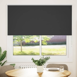 Roletas Blackout Juoda 145X130 Cm Audinio Plotis 141,6 Cm