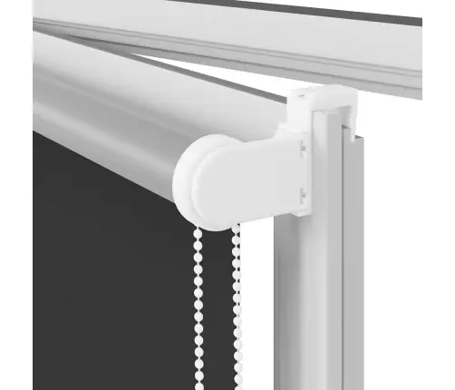 Roletas Juodas 155X130 Cm Audinio Plotis 151,6 Cm Poliesteris