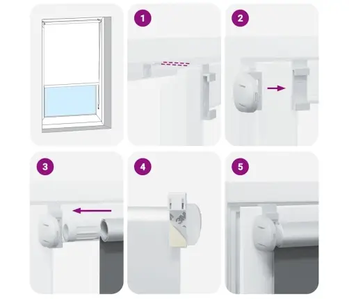 Ruloo Pimendav Must 100X150 Cm Kanga Laius 95,7 Cm Polüester Ruloo Pimendav Must 100X150 Cm Kanga Laius 95,7 Cm Polüester