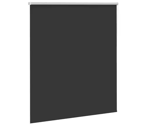 Rullo Žalūzija Blackout Black 130X150 Cm Auduma Platums 126,6Cm Vidaxl