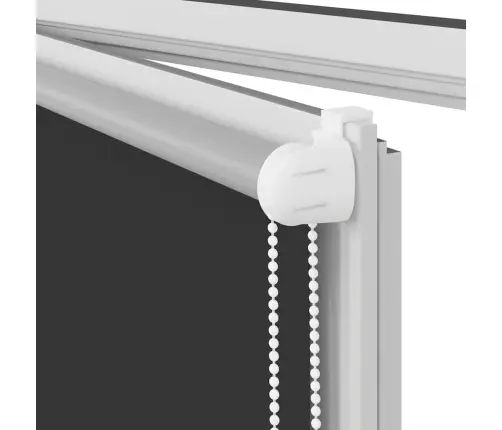 Roletas Juodas 90X175 Cm Audinio Plotis 85,7 Cm Poliesteris