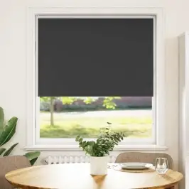 Roletas Juodas 90X175 Cm Audinio Plotis 85,7 Cm Poliesteris