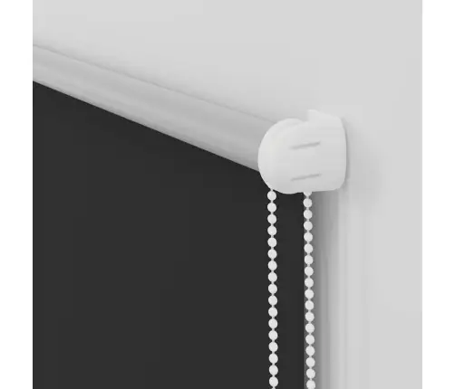 Rullo Žalūzija Melna 110X175 Cm Auduma Platums 105,7 Cm Vidaxl