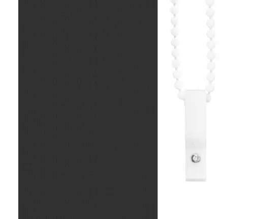 Rullo Žalūzija Blackout Black 145X175 Cm Auduma Platums 141,6Cm Vidaxl