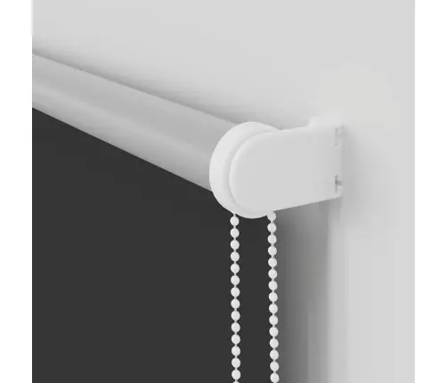 Rullo Žalūzija Melna 120X210 Cm Auduma Platums 120X130 Cm Vidaxl