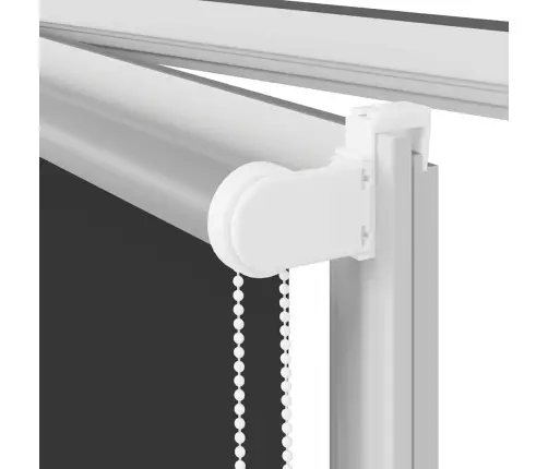 Roletas Blackout Juoda 145X210 Cm Audinio Plotis 141,6 Cm