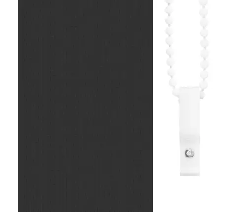 Rullo Žalūzija Blackout Black 160X210 Cm Auduma Platums 156,6Cm Vidaxl