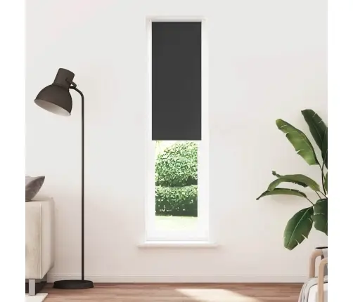 Rullo Žalūzija Melna 50X230 Cm Auduma Platums 45,7Cm Poliesters Vidaxl