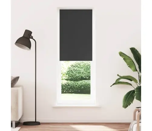 Rullo Žalūzija Melna 65X230 Cm Auduma Platums 60,7Cm Poliesters Vidaxl