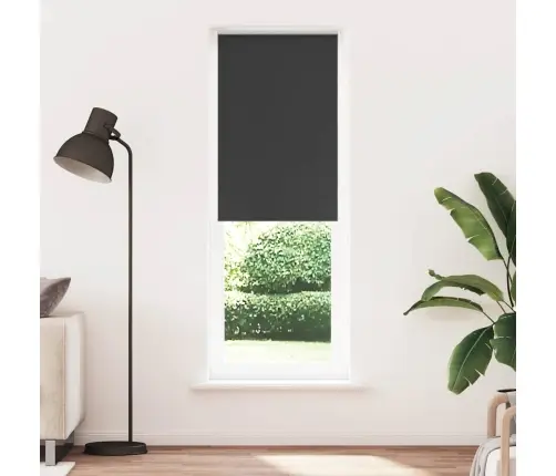 Roletas Juodas 75X230 Cm Audinio Plotis 70,7 Cm Poliesteris