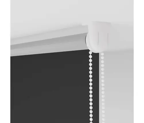 Rullo Žalūzija Melna 85X230 Cm Auduma Platums 80,7Cm Poliesters Vidaxl