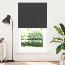 Rullo Žalūzija Blackout Black 135X230 Cm Auduma Platums 131,6Cm Vidaxl