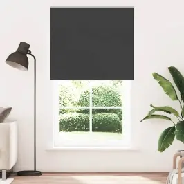 Rullo Žalūzija Blackout Black 140X230 Cm Auduma Platums 136,6Cm Vidaxl