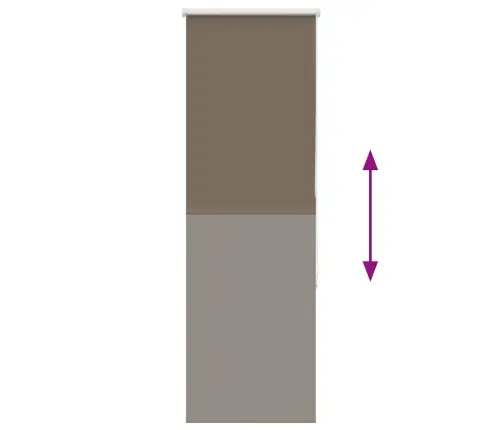 Pimendav Ruloo Coffee 60X130 Cm Kanga Laius 55,7 Cm Polüester