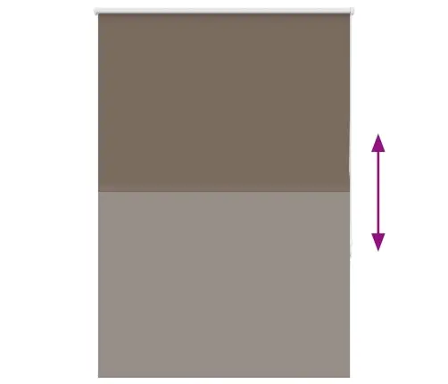 Rullo Žalūzija 105X130 Cm Auduma Platums 100,7 Cm Poliesters Vidaxl