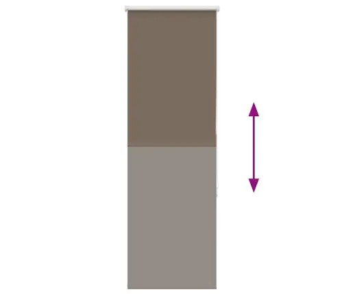 Rullo Žalūzija Kafijas 50X150 Cm Auduma Platums 45,7 Cm Vidaxl