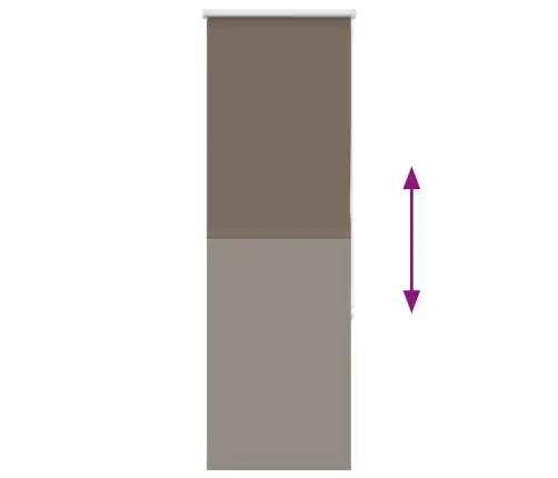 Roletas Kava 60X150 Cm Audinio Plotis 55,7 Cm Poliesteris