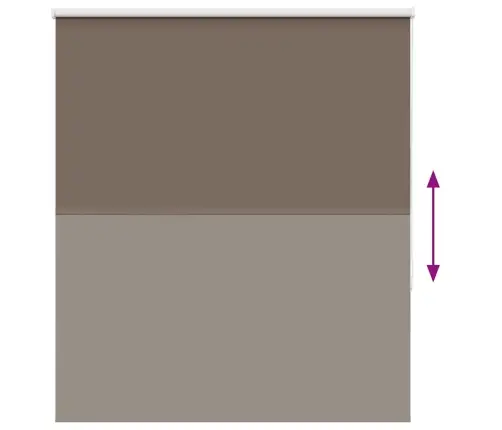Rullo Žalūzija Kafijas 130X150 Cm Auduma Platums 126,6 Cm Vidaxl