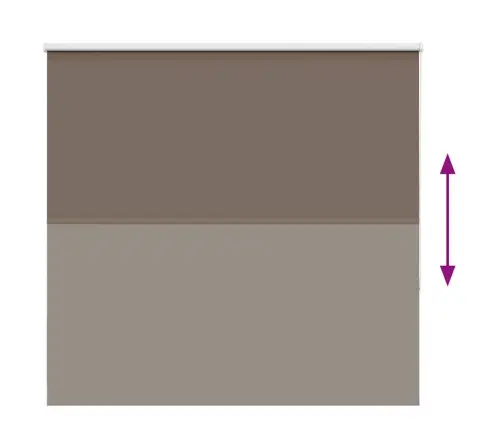 Pimendav Ruloo Coffee 155X150 Cm Kanga Laius 151,6 Cm Polüester Pimendav Ruloo Coffee 155X150 Cm Kanga Laius 151,6 Cm Polüester