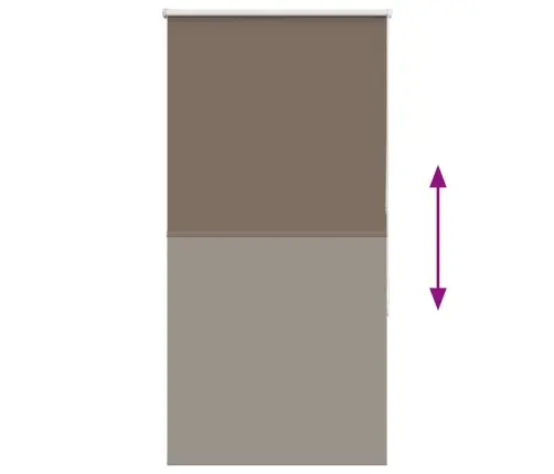 Pimendav Ruloo Coffee 80X175 Cm Kanga Laius 75,7 Cm Polüester