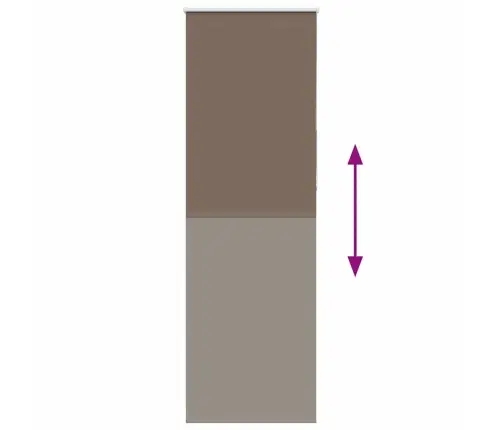 Rullo Žalūzija 85X210 Cm Auduma Platums 80,7 Cm Poliesters Vidaxl