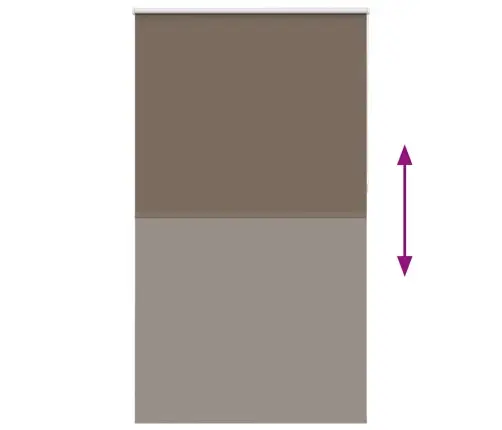 Rullo Žalūzija Kafijas 120X230 Cm Auduma Platums 116,6 Cm Vidaxl