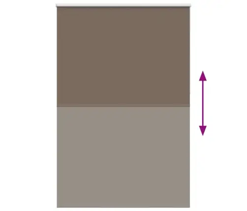 Pimendav Ruloo Coffee 165X230 Cm Kanga Laius 161,6 Cm Polüester Pimendav Ruloo Coffee 165X230 Cm Kanga Laius 161,6 Cm Polüester