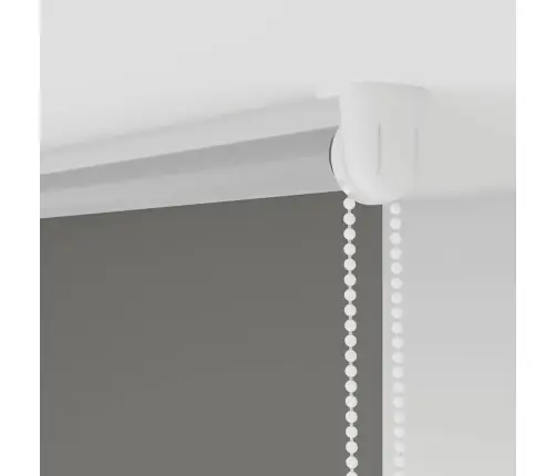 Rullo Žalūzija Pelēks 60X130Cm Auduma Platums 55,7Cm Poliesters Vidaxl