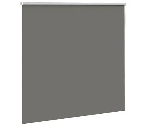 Rullo Žalūzija Blackout Pelēks 155X130Cm Auduma Platums 151,6Cm Vidaxl