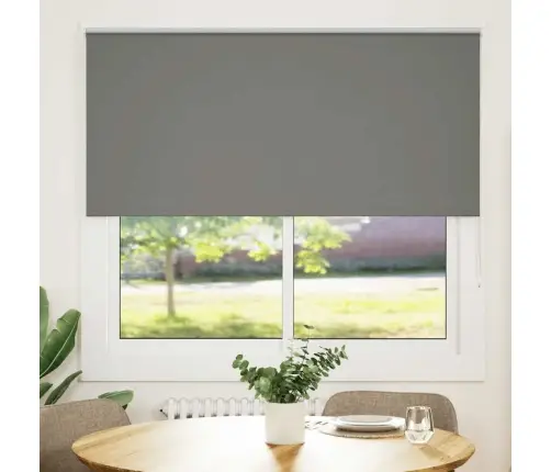 Rullo Žalūzija Blackout Pelēks 155X130Cm Auduma Platums 151,6Cm Vidaxl