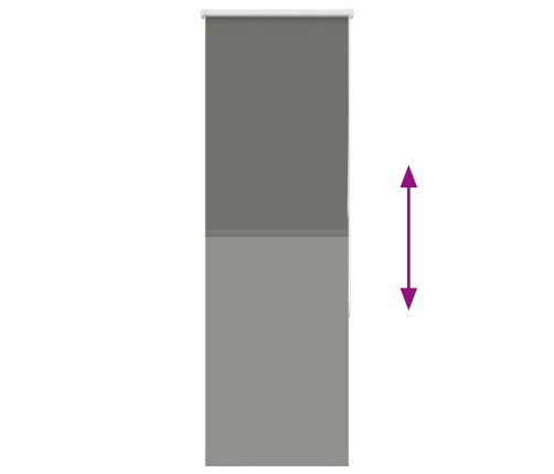Roletas Blackout Smėlio Pilka 50X150 Cm Audinio Plotis
