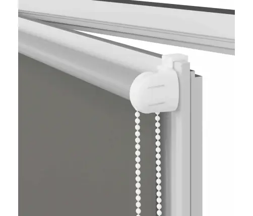 Rullo Žalūzija Pelēks 85X150Cm Auduma Platums 80,7Cm Poliesters Vidaxl