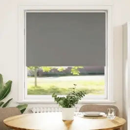 Rullo Žalūzija Pelēks 100X150Cm Auduma Platums Poliesters Vidaxl
