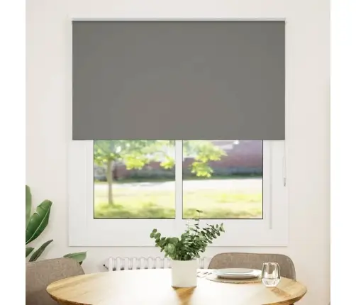 Rullo Žalūzija Pelēks 125X150 Cm Auduma Platums 121,6 Cm Vidaxl