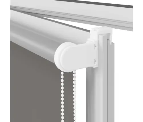 Rullo Žalūzija Blackout Pelēks 150X150Cm Auduma Platums 146,6Cm Vidaxl