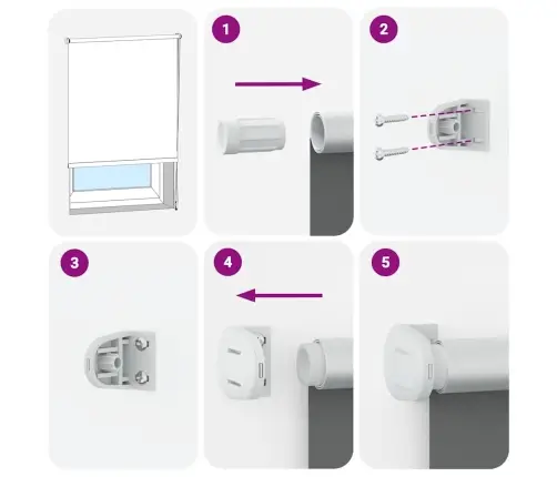 Rullo Žalūzija Blackout Pelēks 45X175 Cm Auduma Platums 40,7 Cm Vidaxl