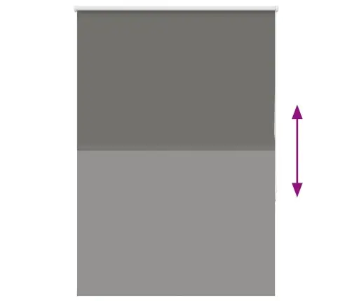 Roletas Pilka 95X175 Cm Audinio Plotis 90,7 Cm Poliesteris