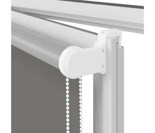 Rullo Žalūzija Blackout Pelēks 130X175Cm Auduma Platums 126,6Cm Vidaxl