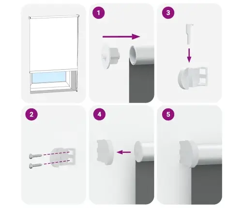 Rullo Žalūzija Blackout Pelēks 160X175Cm Auduma Platums 156,6Cm Vidaxl