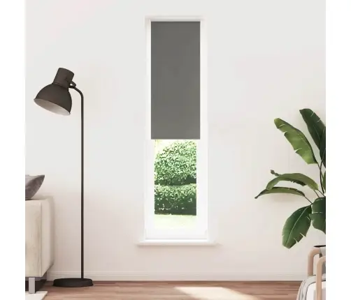 Rullo Žalūzija Blackout Pelēks 50X210 Cm Auduma Platums 45,7 Cm Vidaxl