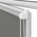 Rullo Žalūzija Pelēks 60X210Cm Auduma Platums 55,7Cm Poliesters Vidaxl
