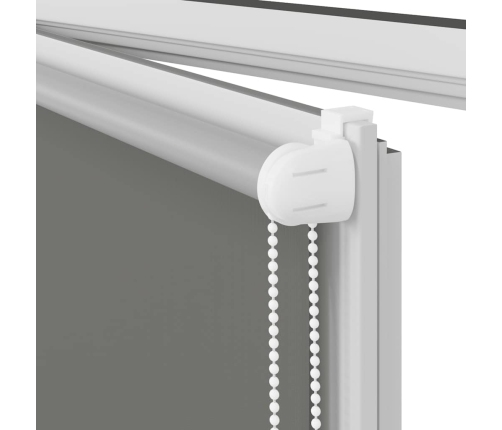 Rullo Žalūzija Pelēks 85X210Cm Auduma Platums 80,7Cm Poliesters Vidaxl